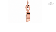 Pear Bezel Solitaire Pendant