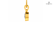 Pear Bezel Solitaire Pendant