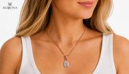 Emerald Cut Solitaire Pendant
