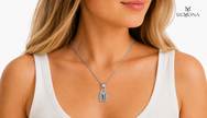 Emerald Cut Solitaire Pendant