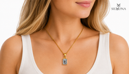 Emerald Cut Solitaire Pendant