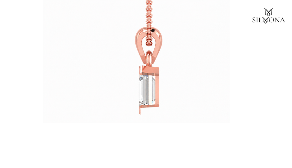 REGAL EMERALD FRAME PENDANT