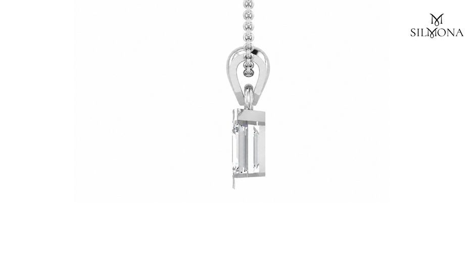 REGAL EMERALD FRAME PENDANT
