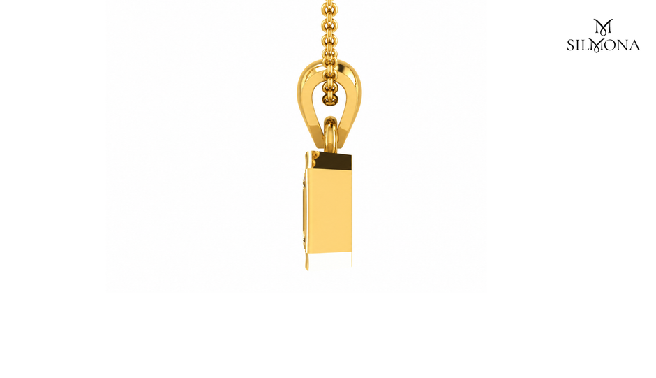 AURORA OCTAGON HALO PENDANT