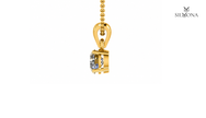 Classic Solitaire Round Pendant