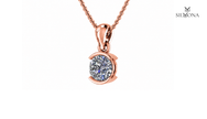 Halo Embrace Round Pendant