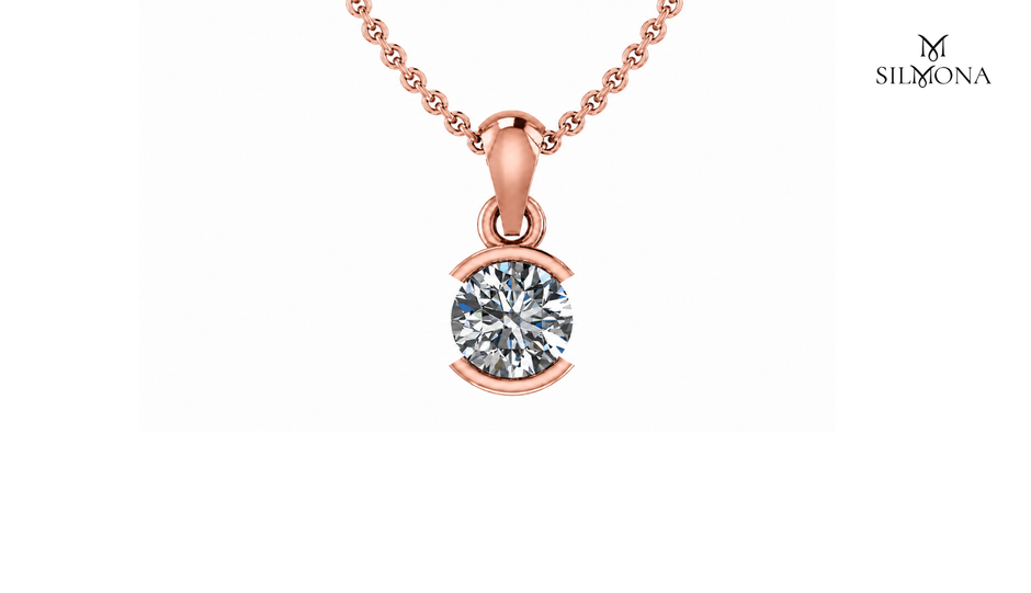 Halo Embrace Round Pendant