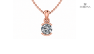 Halo Embrace Round Pendant