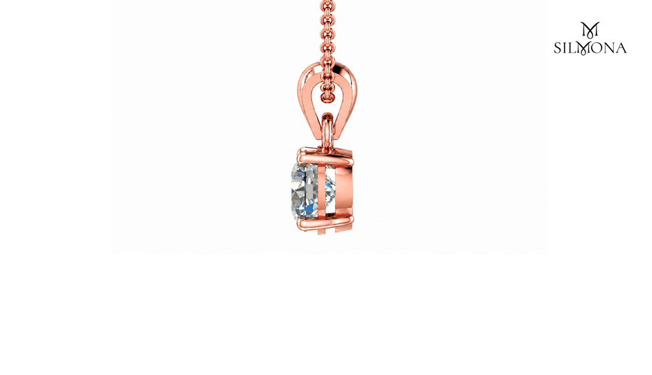 Halo Embrace Round Pendant