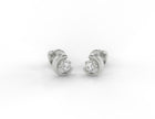 Celestia Crescent Moissanite Stud Earrings