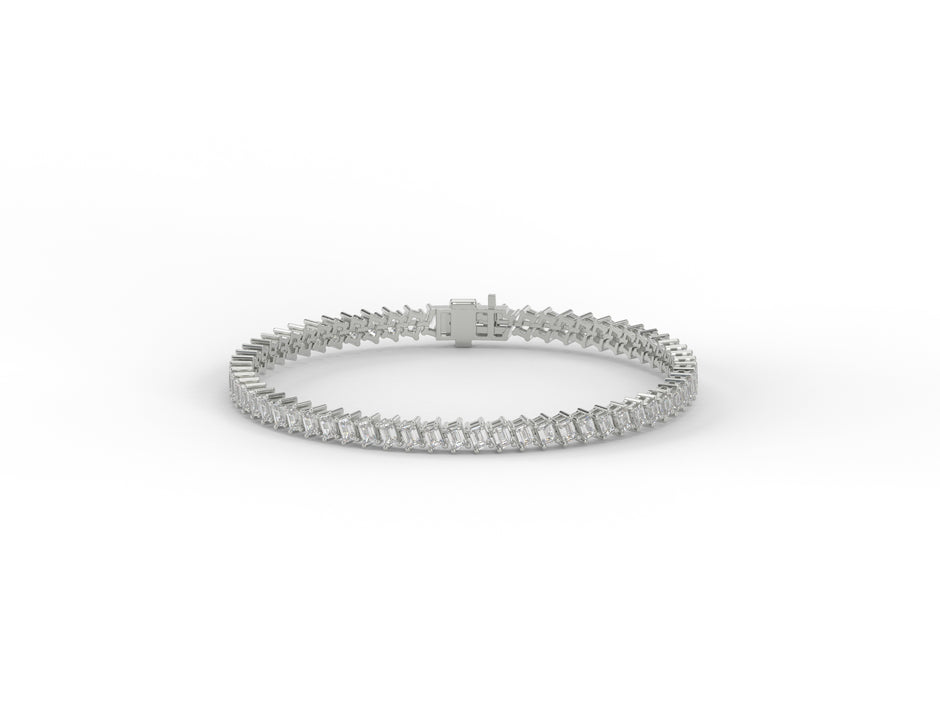 Solitaire Collection - Celeste Eternity Moissanite Tennis Bracelet