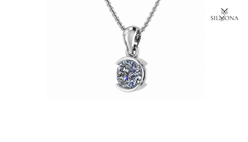 Halo Embrace Round Pendant
