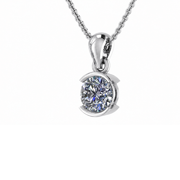 Halo Embrace Round Pendant