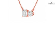 DUAL CUT DIAMOND DUO PENDANT