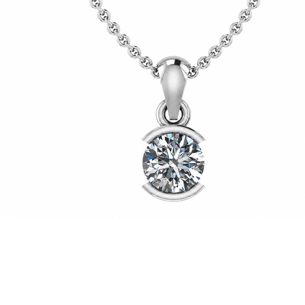 Halo Embrace Round Pendant