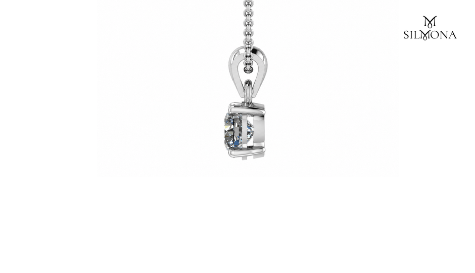 Halo Embrace Round Pendant