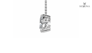TWIN PEAR DIAMOND DUO PENDANT