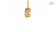 TWIN PEAR DIAMOND DUO PENDANT