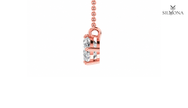 EMERALD & PEAR DIAMOND DUO PENDANT