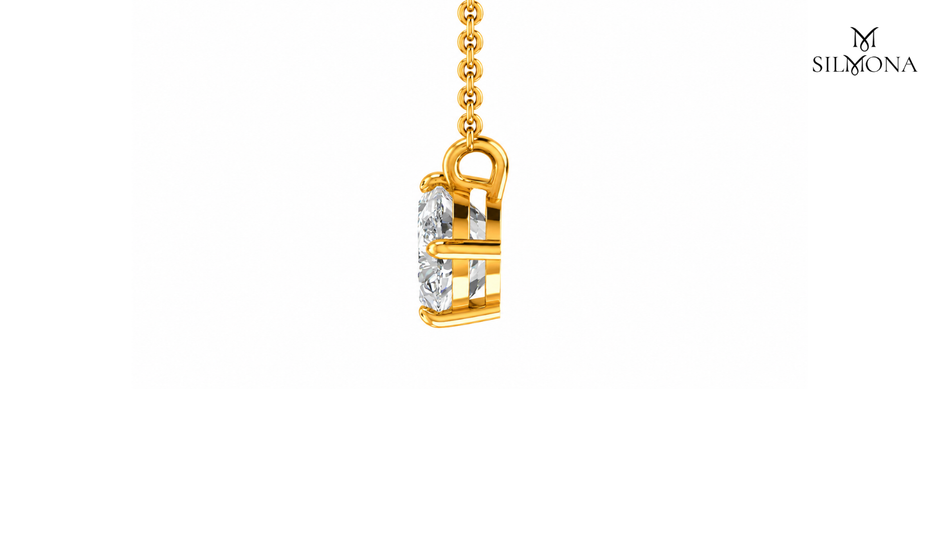 EMERALD & PEAR DIAMOND DUO PENDANT