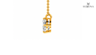 EMERALD & PEAR DIAMOND DUO PENDANT