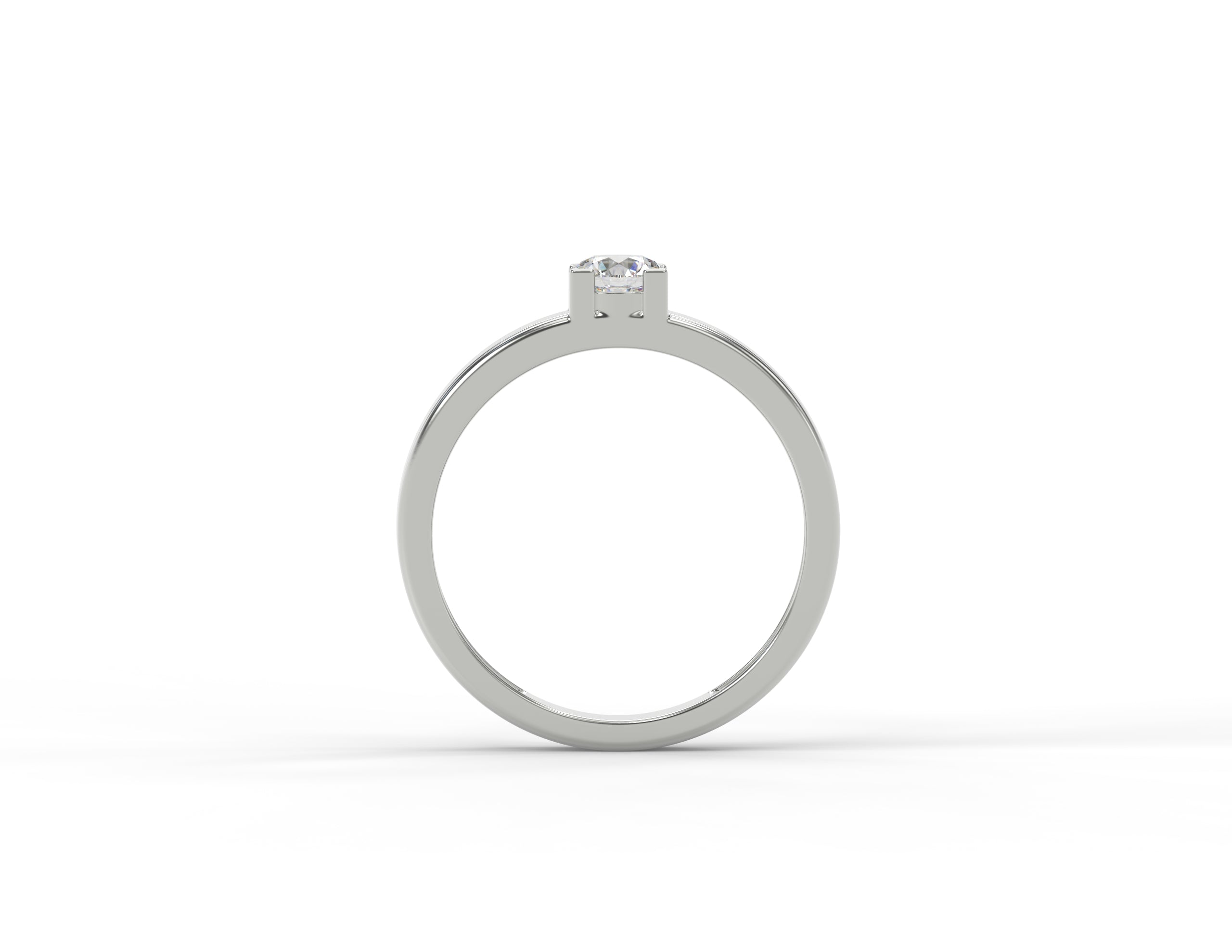Gentlemen Collection - Regal Crest Solitaire Ring