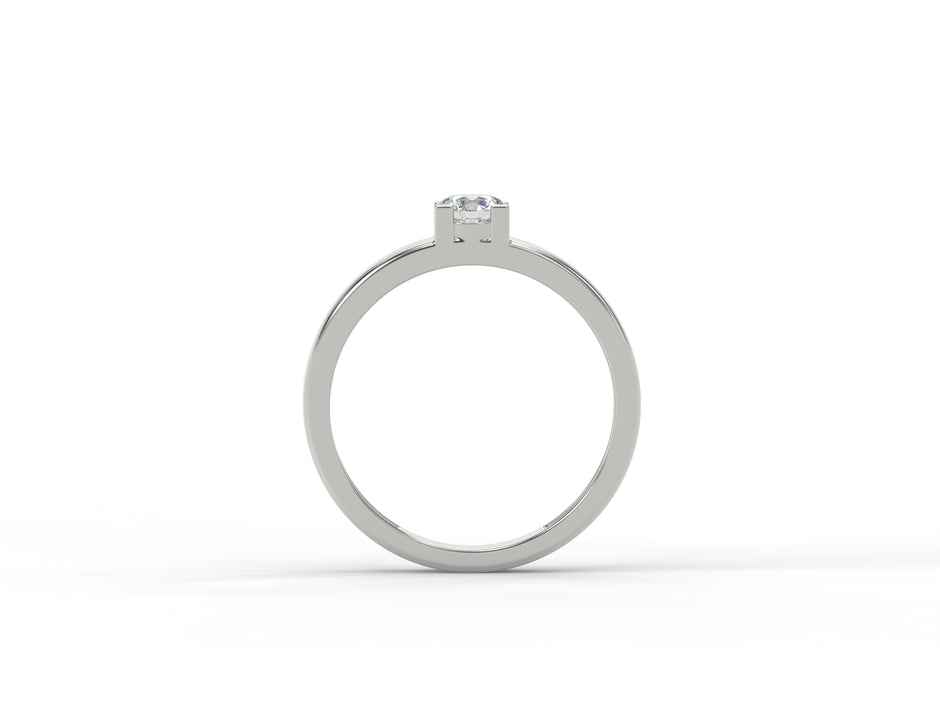 Gentlemen Collection - Regal Crest Solitaire Ring