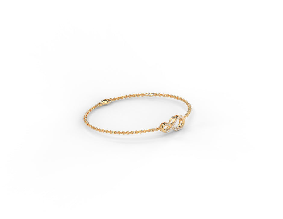 Solitaire Collection - Infinity Grace Chain Bracelet