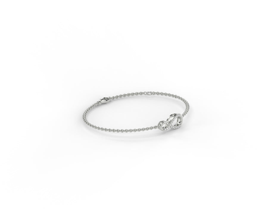 Solitaire Collection - Infinity Grace Chain Bracelet