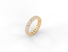 Eternelle Oval Moissanite Band Ring