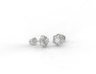 Flora Radiance Moissanite Stud Earrings