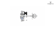 ROUND DIAMOND FOUR-PRONG SOLITAIRE STUD EARRING