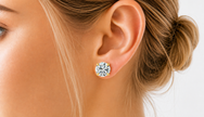ROUND DIAMOND FOUR PRONG PETAL SETTING