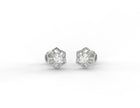 Flora Radiance Moissanite Stud Earrings