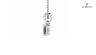 Classic Asscher Solitaire Pendant