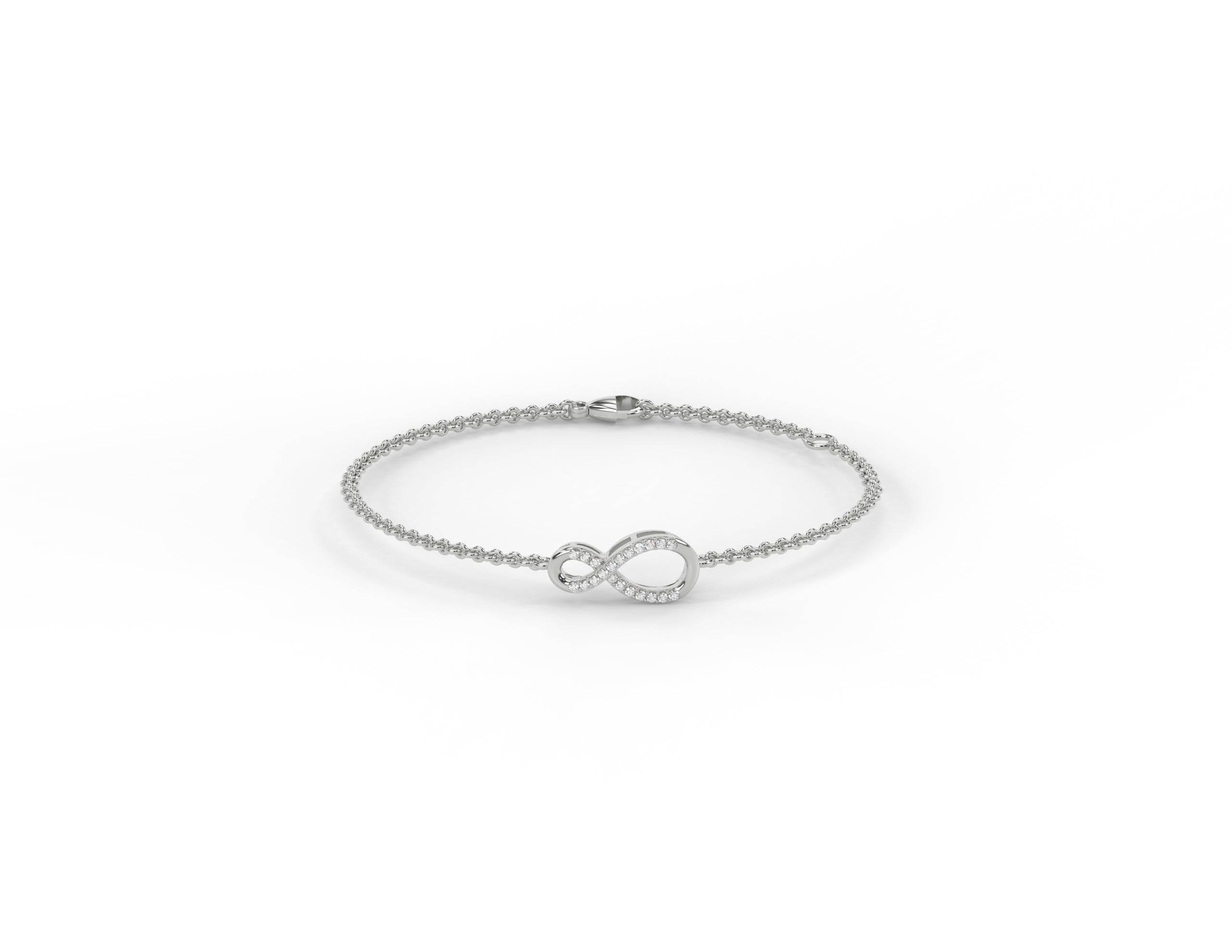 Solitaire Collection - Infinity Grace Chain Bracelet