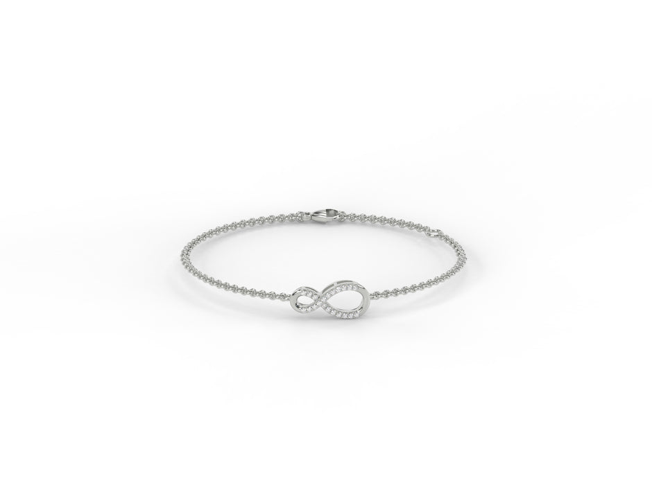 Solitaire Collection - Infinity Grace Chain Bracelet