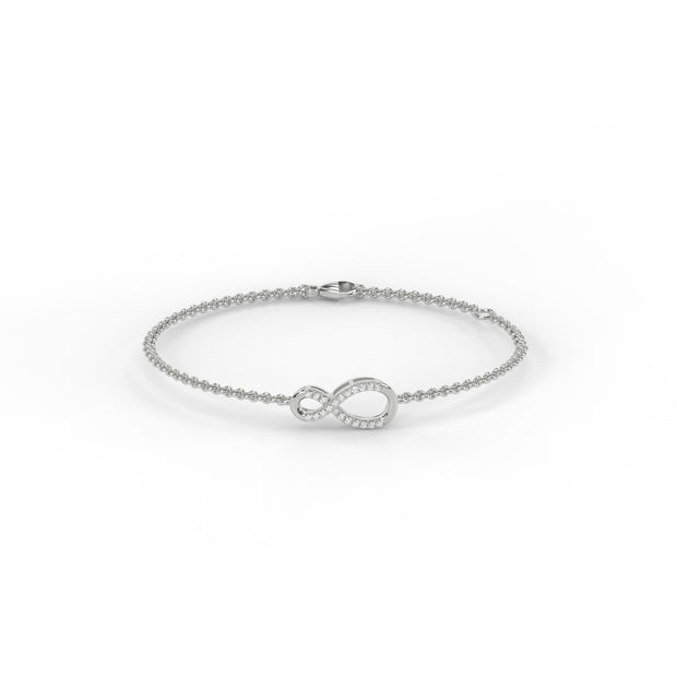 Solitaire Collection - Infinity Grace Chain Bracelet