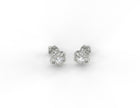 Flora Radiance Moissanite Stud Earrings