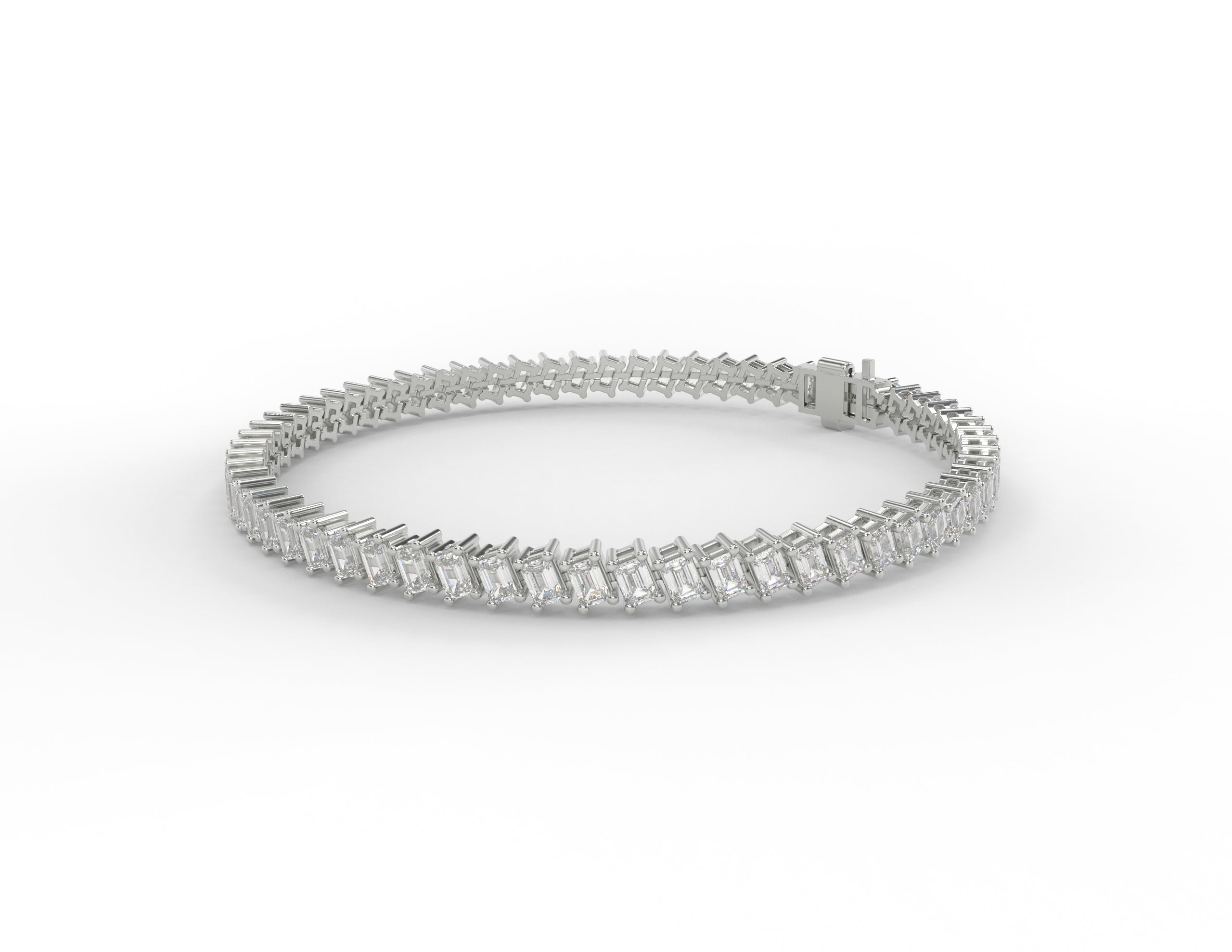 Solitaire Collection - Celeste Eternity Moissanite Tennis Bracelet