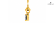 Classic Asscher Solitaire Pendant