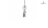 Art Deco Asscher Solitaire Pendant