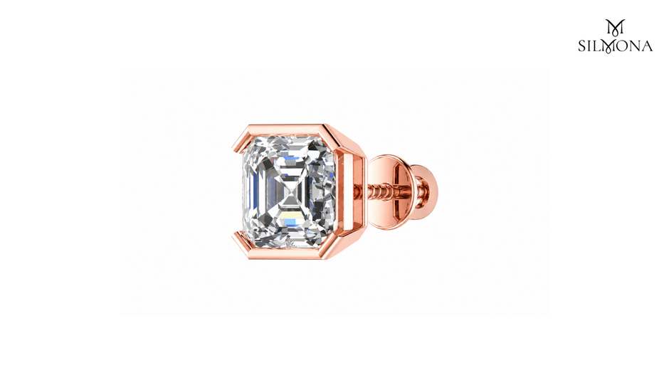 ASSCHER DIAMOND BEZEL SETTING