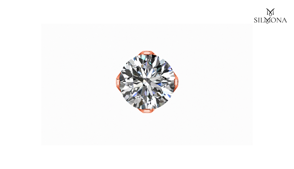 ROUND BRILLIANT FOUR-CLAW MARTINI SET SOLITAIRE STUD EARRINGS