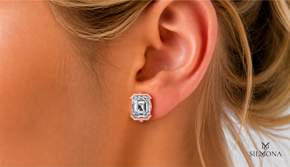 ASSCHER DIAMOND BEZEL SETTING