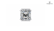 ASSCHER DIAMOND BEZEL SETTING