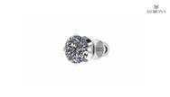 ROUND BRILLIANT FOUR-CLAW MARTINI SET SOLITAIRE STUD EARRINGS