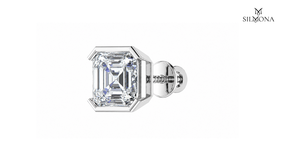 ASSCHER DIAMOND BEZEL SETTING