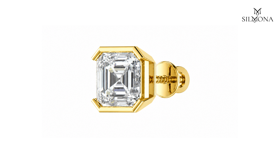 ASSCHER DIAMOND BEZEL SETTING