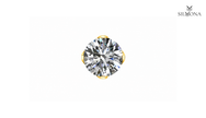 ROUND BRILLIANT FOUR-CLAW MARTINI SET SOLITAIRE STUD EARRINGS
